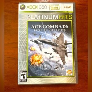 Ace Combat 6 Fires of Liberation XBOX 360 Platinum Hits Video Game ECU